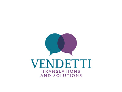 Vendettti Translations branding design logo design typography