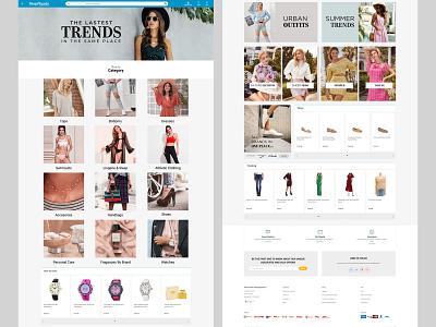 Womens Fashion Landing Page web design website