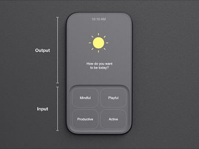 Mono - A Phone for Mono-Tasking app branding design industrialdesign input interface logo minimal output ui ux