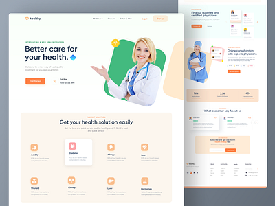 Healthy- Medical Landing Page