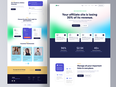 Jasso - Saas Landing Page UI Design