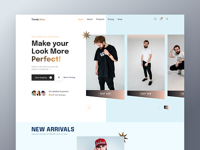 Clothing Store Website UI