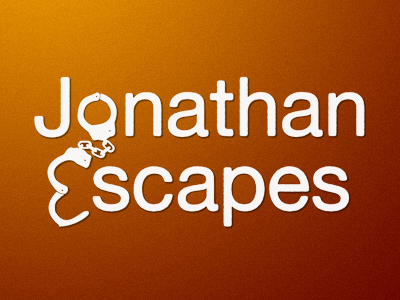 Jonathan Escapes (cuffs logo) handcuffs jonathan escapes jonathan goodwin one way out
