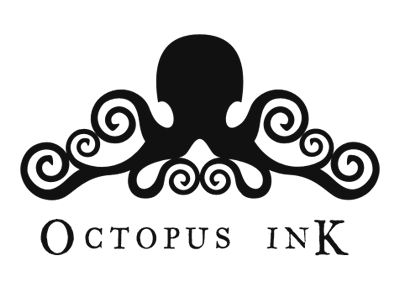 Octopus Ink black logo octopus