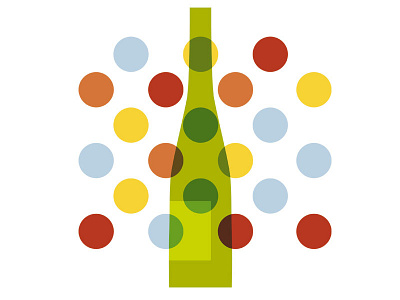 wine and dots.. dot overprint pattern simple sketch vector wine
