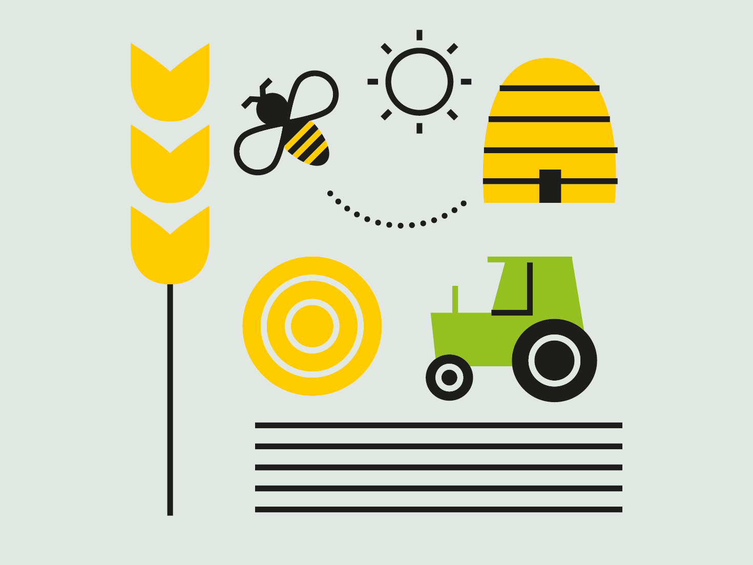 bee icon set bee beekeper design honey icon illustration infographics nature simple vector