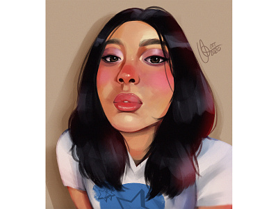 Denise asian character design characterdesign comic art digital digital illustration digital painting digital2d digitalart girl illustration makeup philippines portrait