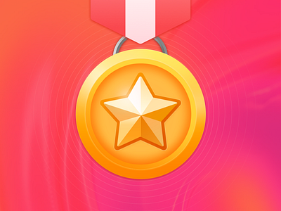 star medal badge design gold medal star ui