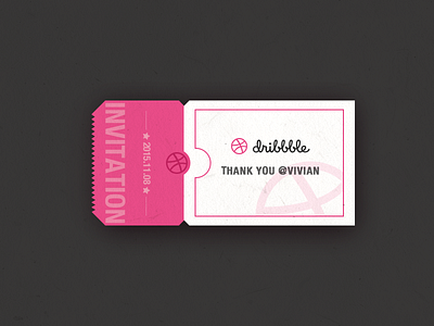 Dribbble invitation