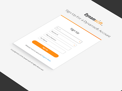 customer portal forms design interface interface design sign in sign up ui