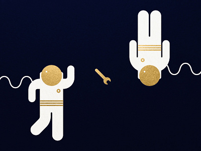 Tiny EVA astronaut space wrench