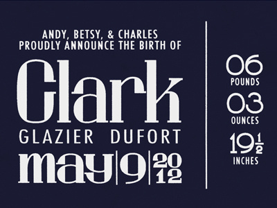 Clark2 typography