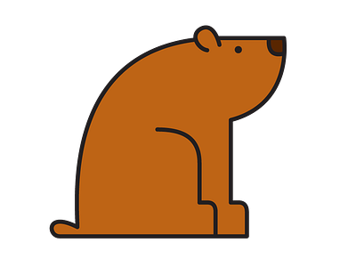 Bear bear illustration vector