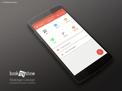 Bookmyshow Redesign