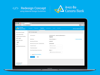 Canara Bank Redesign Concept