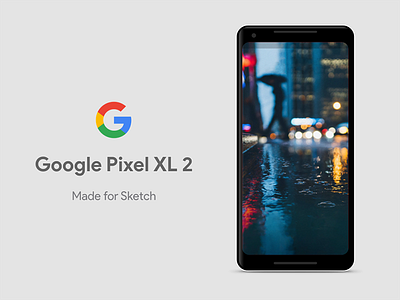 Google Pixel XL 2 Mock Up for Sketch