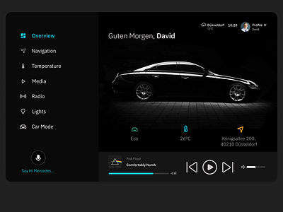 Daily UI #034 - Car Interface