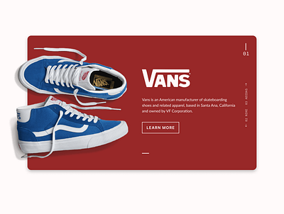 Daily UI #045 - Card Info card cardinfo challenge dailyui dailyuichallenge shoes ui uidesign vans