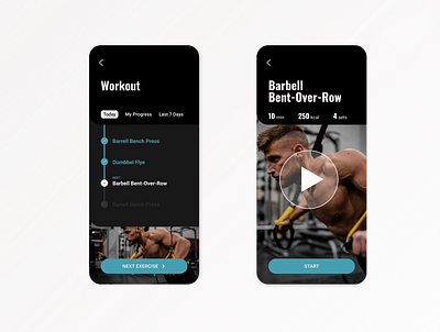 Daily UI #062 - Workout 062 challenge dailyui dailyuichallenge ui uidesign workout