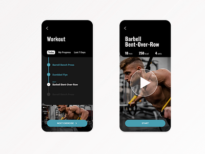 Daily UI #062 - Workout