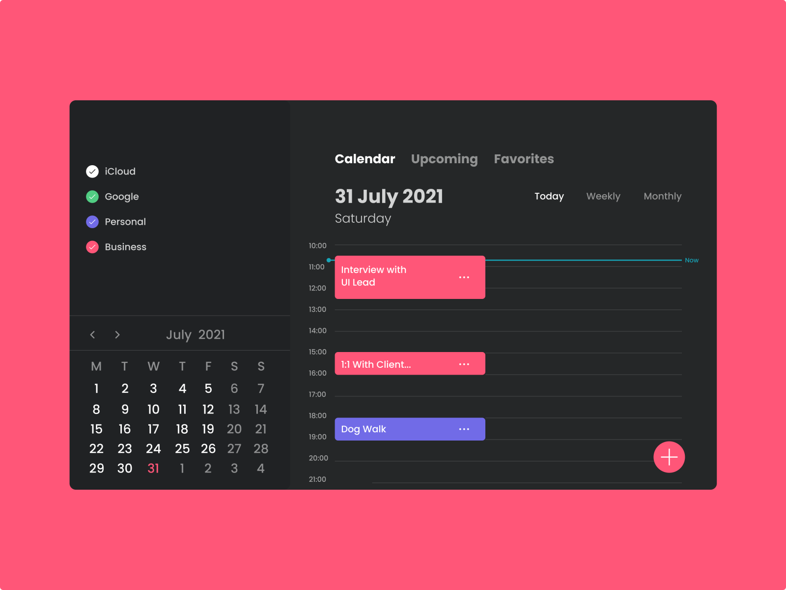 Daily UI #071 - Schedule by Nicholas Campos on Dribbble