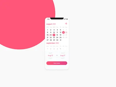 Daily UI #080 - Date Picker 080 calendar challenge dailyui dailyui080 dailyuichallenge date picker ui uidesign