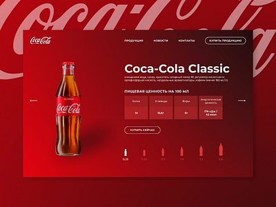 Coca-cola classic Russian coca cola cola pepsi ui ux web web page