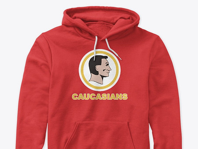 Washington Caucasians Redskin Indian Hoodie 