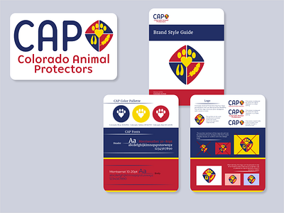 Colorado Animal Protectors branding design graphic design logo typography