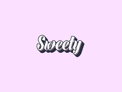 Lettering Logo design lettering logo logo design logotype pink sweet