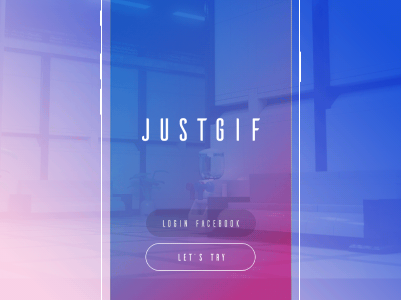 JustGif Mobile App app colors design justgif mobile sketch ui