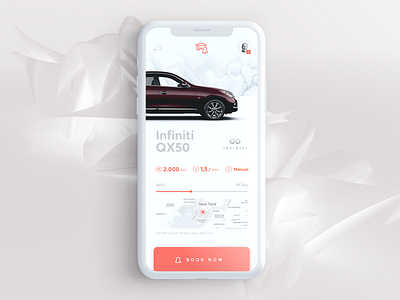 Car Delivery - Detail app automotive boat branding color design iphonex menu mockup product typography ui ux vehicle