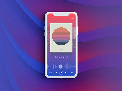 Music Player app color design gradient music music app player ui user interface ux web