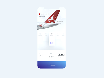 Airplane Ticket Reservation airplane app color colors design minimal app product typography ui ux web