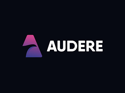 Audere app brand identity brand style branding branding design colors design logo mark minimal ui vector