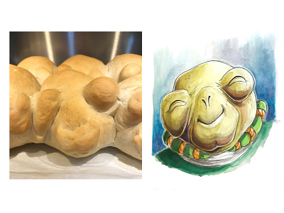 Goblin Bread4 bread goblin painting watercolor