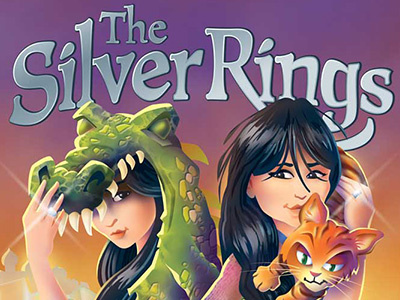 The Silver Rings - my first book! book childrens book computer illustration fairy tales illustration photoshop the silver rings