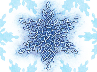 Celtic Snowflake celtic celtic artwork celtic knot snow snowflake