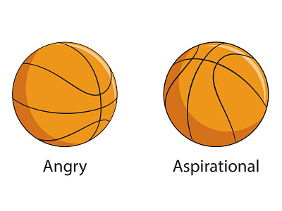 Basketball Emotions adobe illustrator basketball illustration
