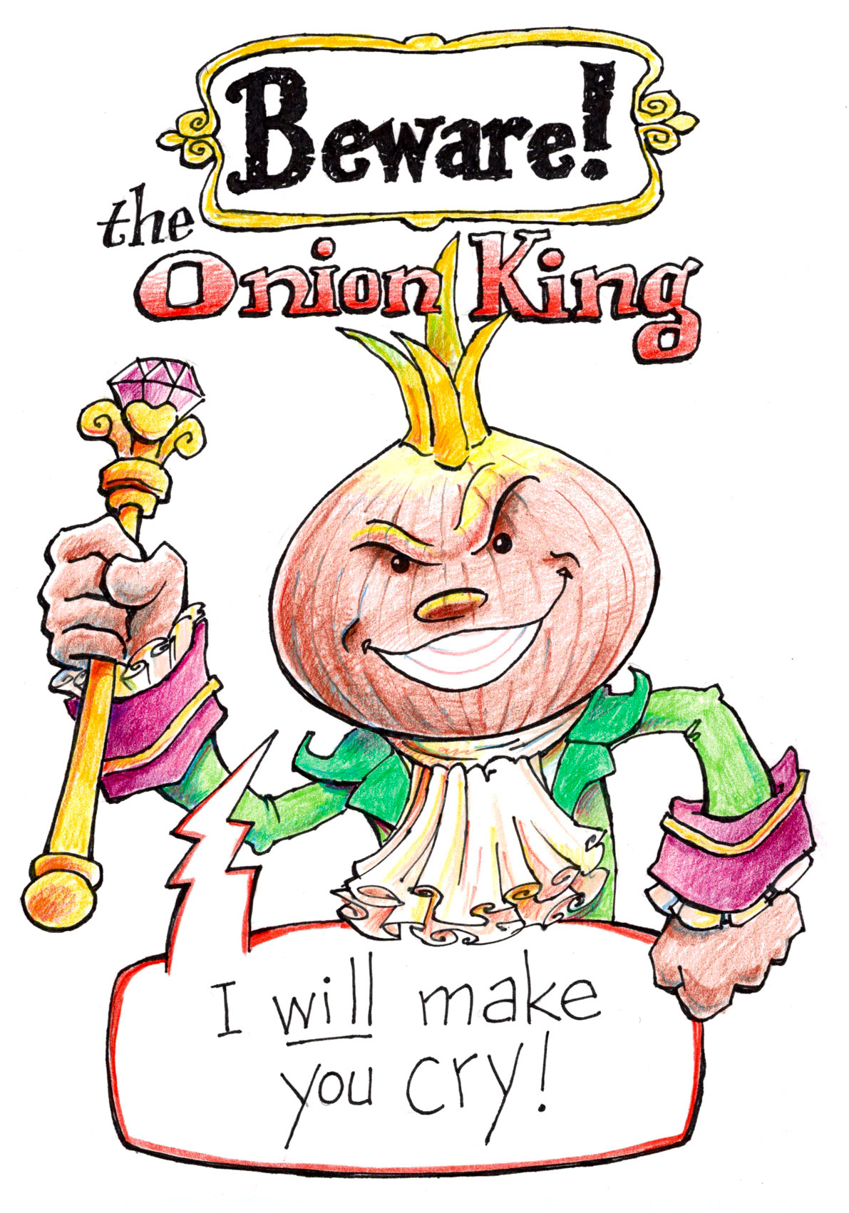 The Onion King by Sam Valentino on Dribbble