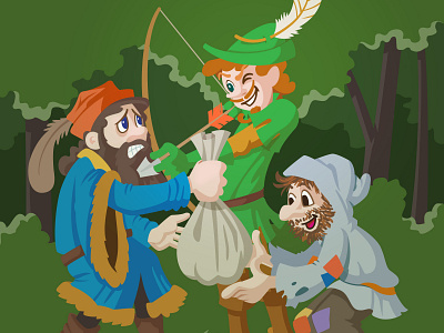 Robin Hood illuatration robin hood robinhoodmovie vector