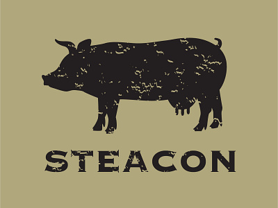 Steacon adobe illustrator bacon steak