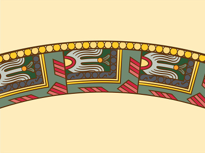 More Aztec! adobe illustrator aztec border illustration pattern