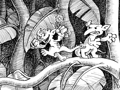 Inktober Chapter 18: Misfit goblins halloween illustration inktober inktober2019 pen and ink
