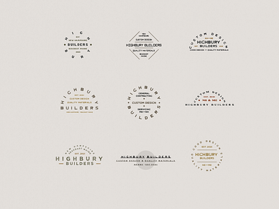 Highbury Builders Logo Design and Branding