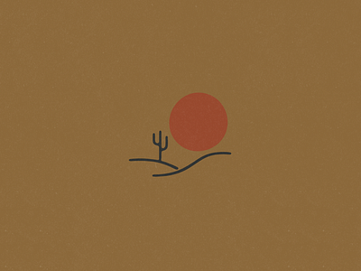 Solo Saguaro Illustration