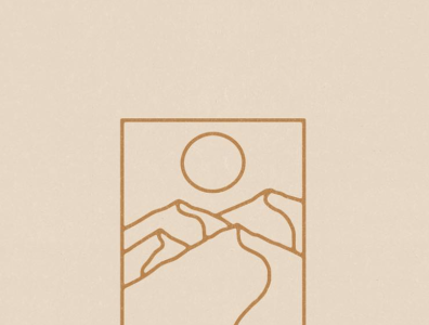 Mountains Logo and Illustration design illustration illustration art illustrator logo minimal minimalism minimalistic simple