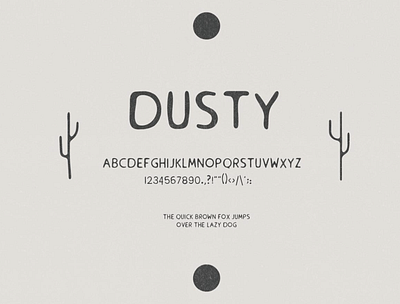 Dusty Font and Typeface Design design font illustration illustration art illustrator logo minimal minimalism minimalistic simple type face