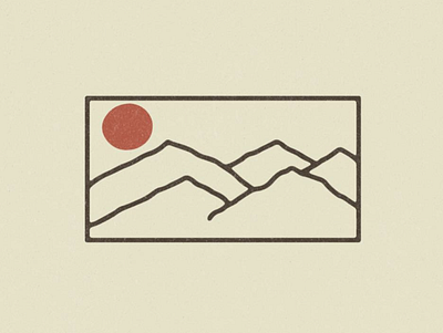 Mountain Logo and Illustration Art design illustration illustration art illustrator logo minimal minimalism minimalistic simple