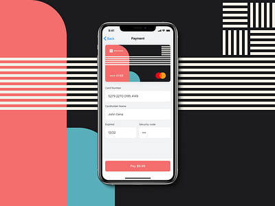 Daily Ui • Checkout 002 checkout credit card credit card checkout creditcard daily ui dailyui mobile ui